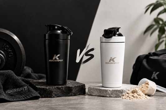 Shaker de acero inoxidable vs. shaker de plástico: ¿cuál elegir?
