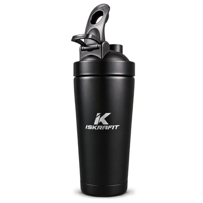 Shaker térmico negro de acero inoxidable 750 ml ISKRAFIT