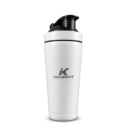 Shaker térmico blanco de acero inoxidable 750 ml ISKRAFIT