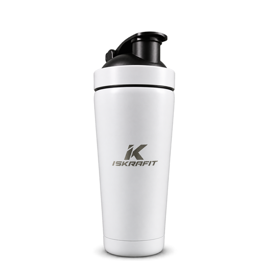 Shaker térmico blanco de acero inoxidable 750 ml ISKRAFIT